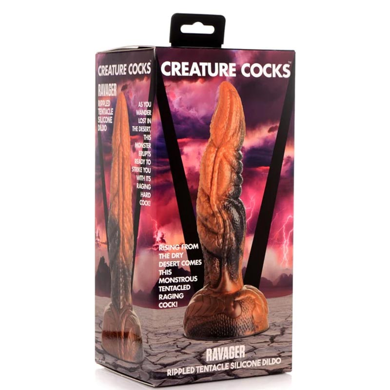 Creature Cocks Ravager Rippled Tentacle Dildo