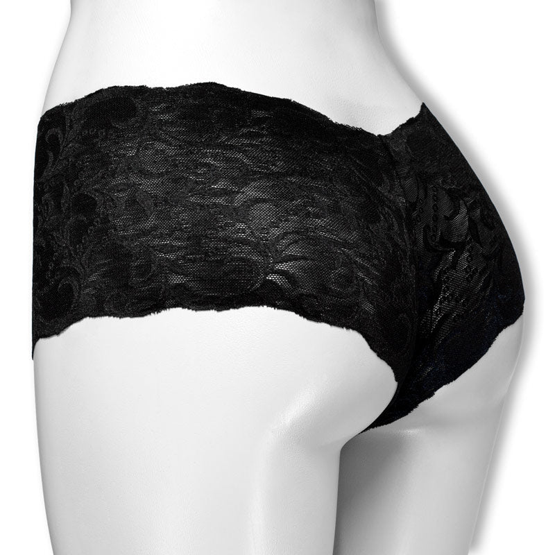 La Lure Raven Lace Boyshort Panties