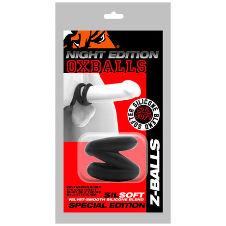 Oxballs Z Balls Zig Zag Cockring Ballstretcher
