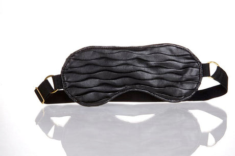 Adore Soft Rouched Faux Leather Mask