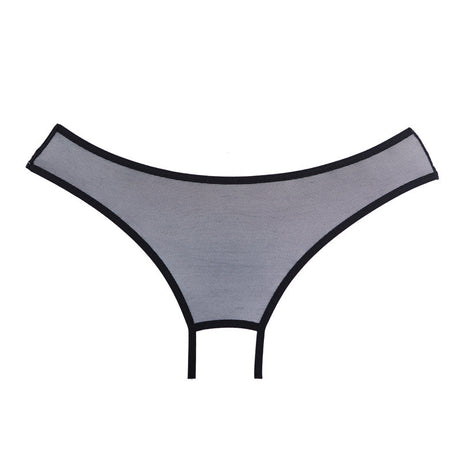 Allure Open Panty With Mesh Front & Lace Back