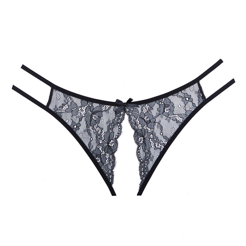 Allure Open Lace Panty With Dual Side Straps