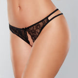 Allure Open Lace Panty With Dual Side Straps