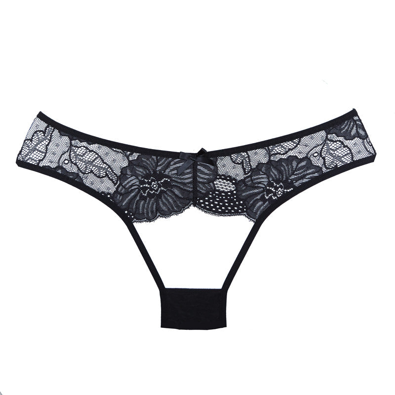 Allure Open Panty With Mesh Front & Sexy Lace Back