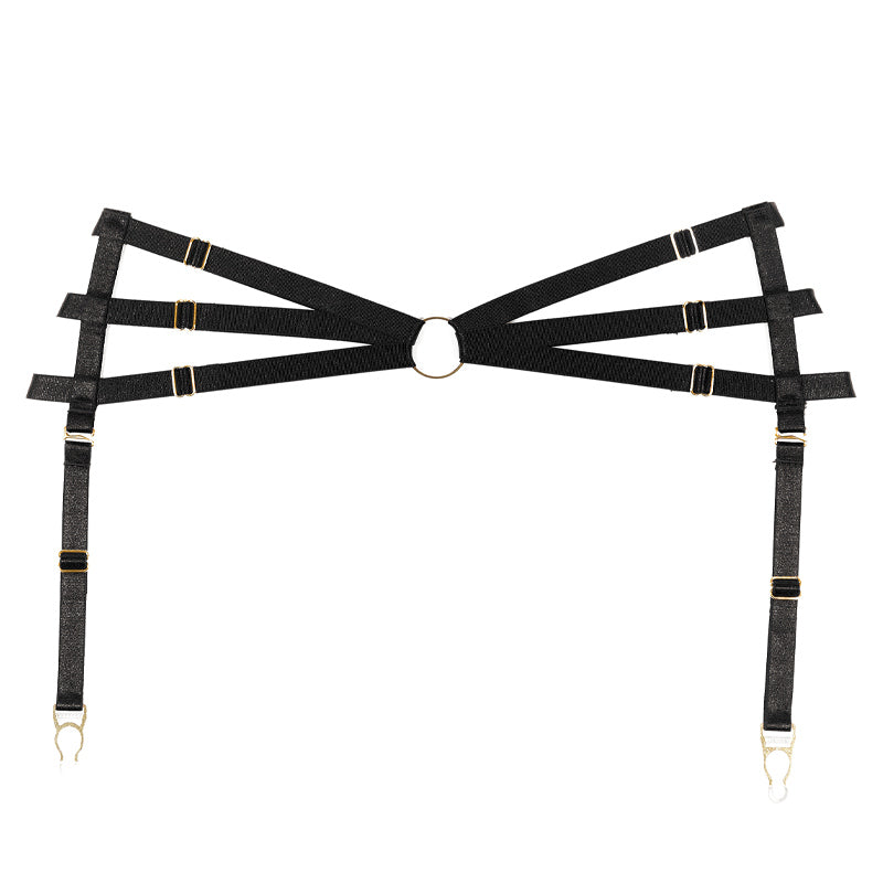 Adore Femme Fatale Waist Harness with Detachable Garters