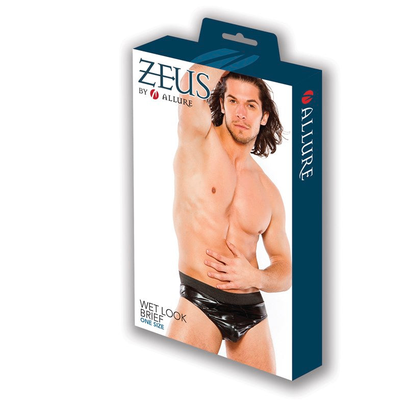 Zeus Wet Look Sexy Brief