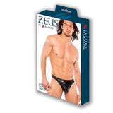 Zeus Wet Look Stud Thong