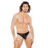 Zeus Wet Look Zipper Sexy Thong