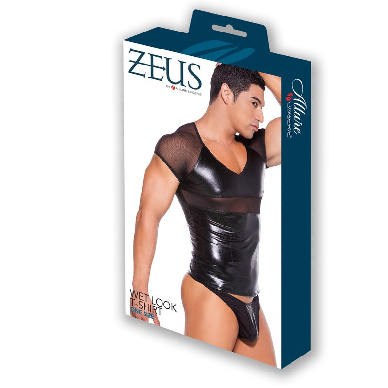Zeus Wet Look T Shirt