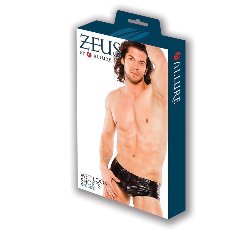 Zeus Wet Look Sexy Shorts