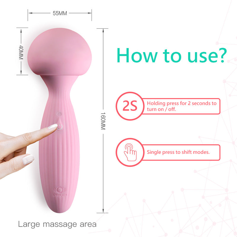 Mushroom Personal Wand Massager