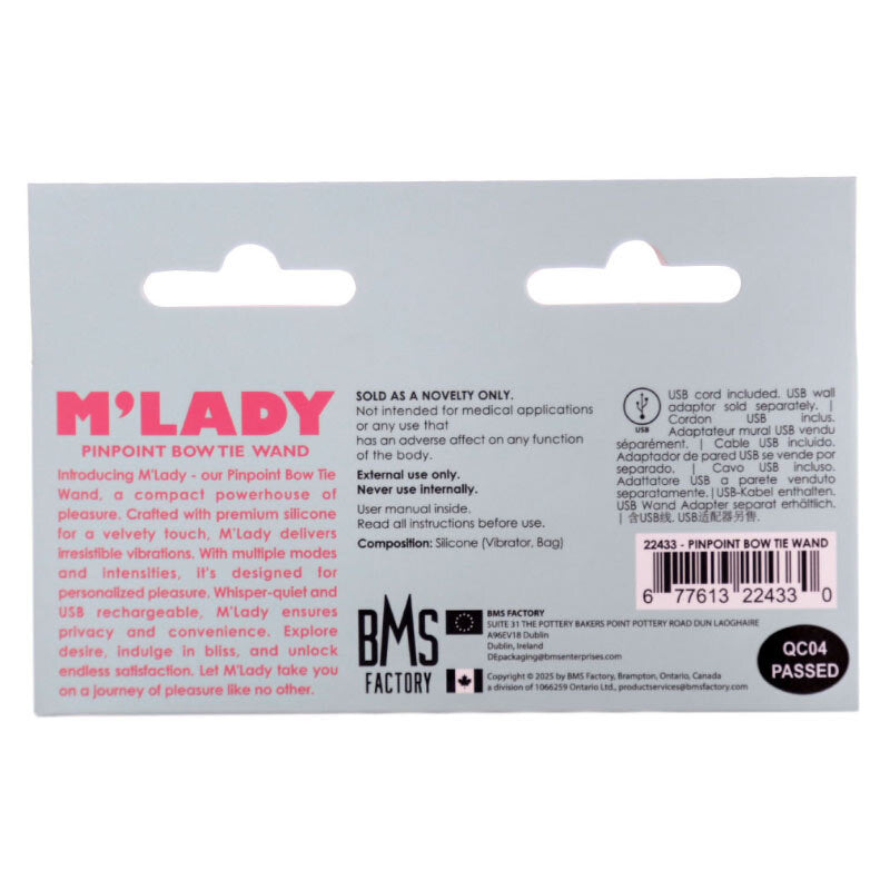 M'Lady Pinpoint Bow Tie Wand