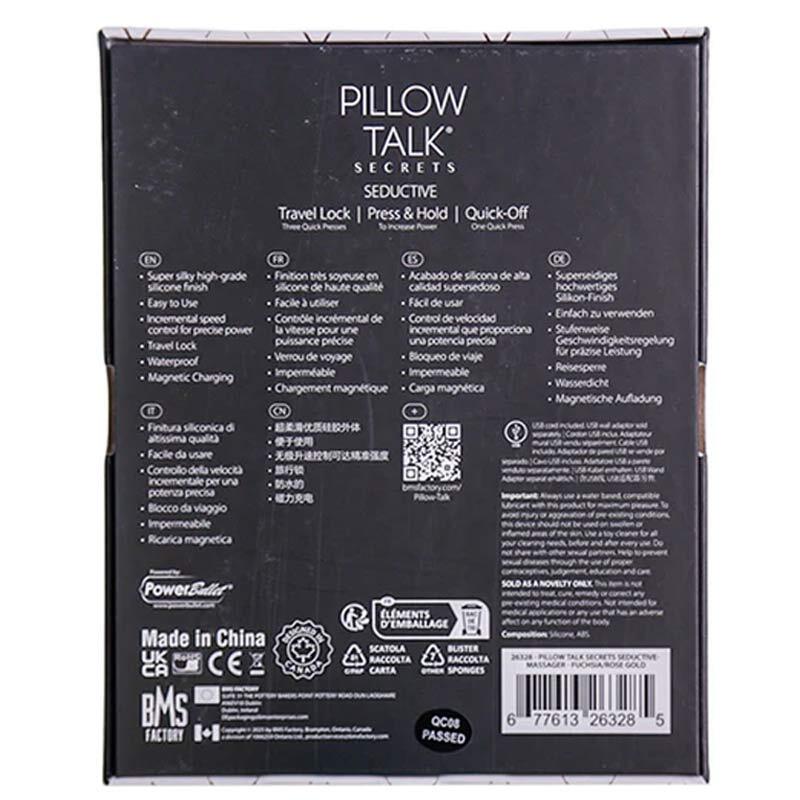 Pillow Talk Secrets Seductive
