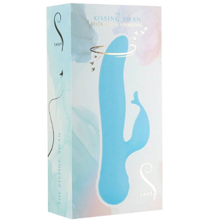 Swan The Kissing Swan Rotating & Vibrating Rabbit Vibrator