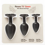 Roses Til`Dawn Silicone Anal Plug Set