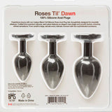 Roses Til`Dawn Silicone Anal Plug Set