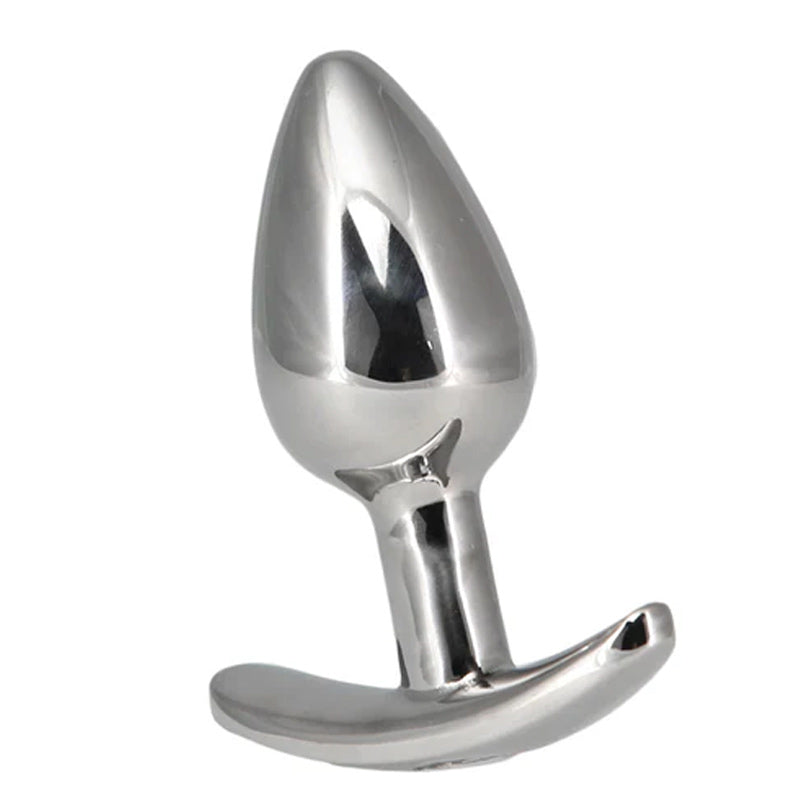 Sneaky Luxurious Stainless Steel Anal Plug With Swarovski Crystal