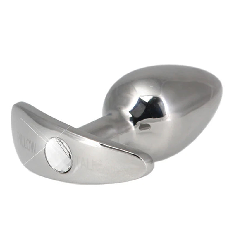 Sneaky Luxurious Stainless Steel Anal Plug With Swarovski Crystal
