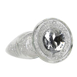 Fancy Luxurious Glass Anal Plug