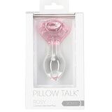 Rosy Luxurious Glass Anal Plug