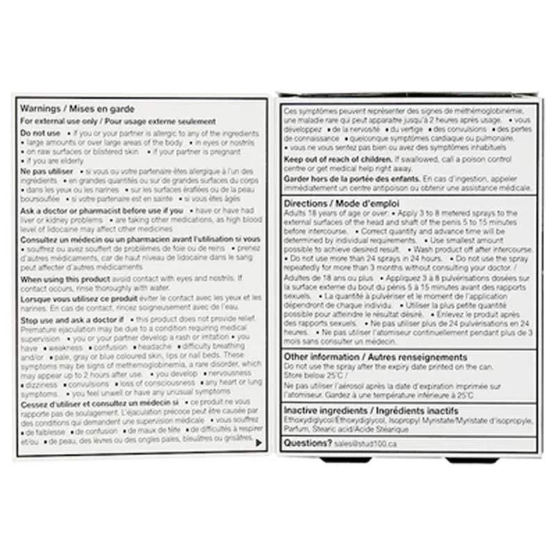 Stud 100 Desensitizer