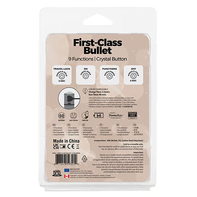 First Class Mini Rechargeable Bulllet