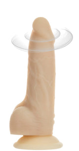 Naked Addiction 7 Inch Rotating & Vibrating Dong With Remote