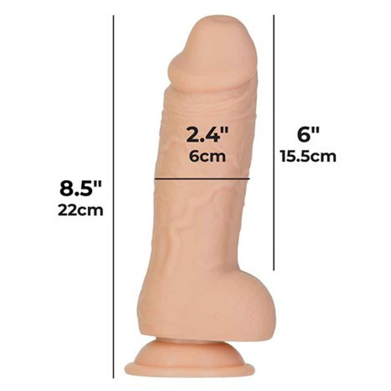 Addiction Roman 8 Inch Girthy Dildo