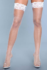 Fishnet Thigh High Stockings