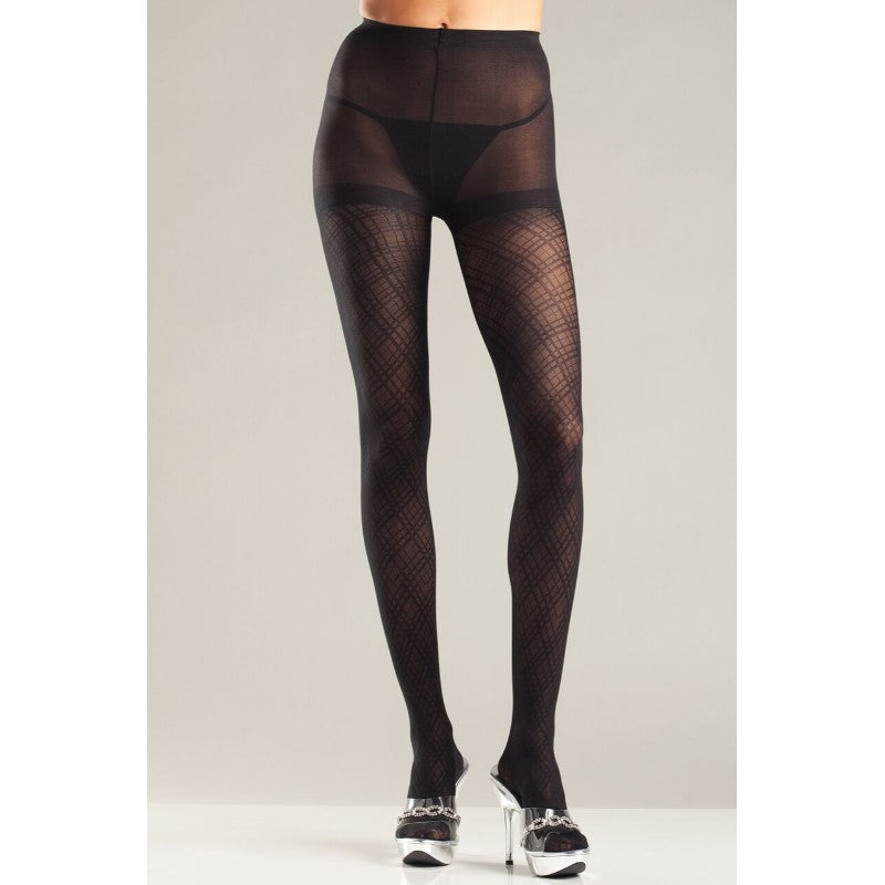 Multi Diamond Pattern Tights