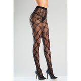 Sheer Tights With Floral
