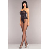 Opaque Strapless Bodystocking