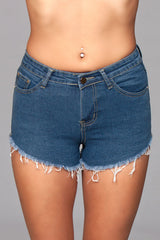 High Waisted Denim Shorts