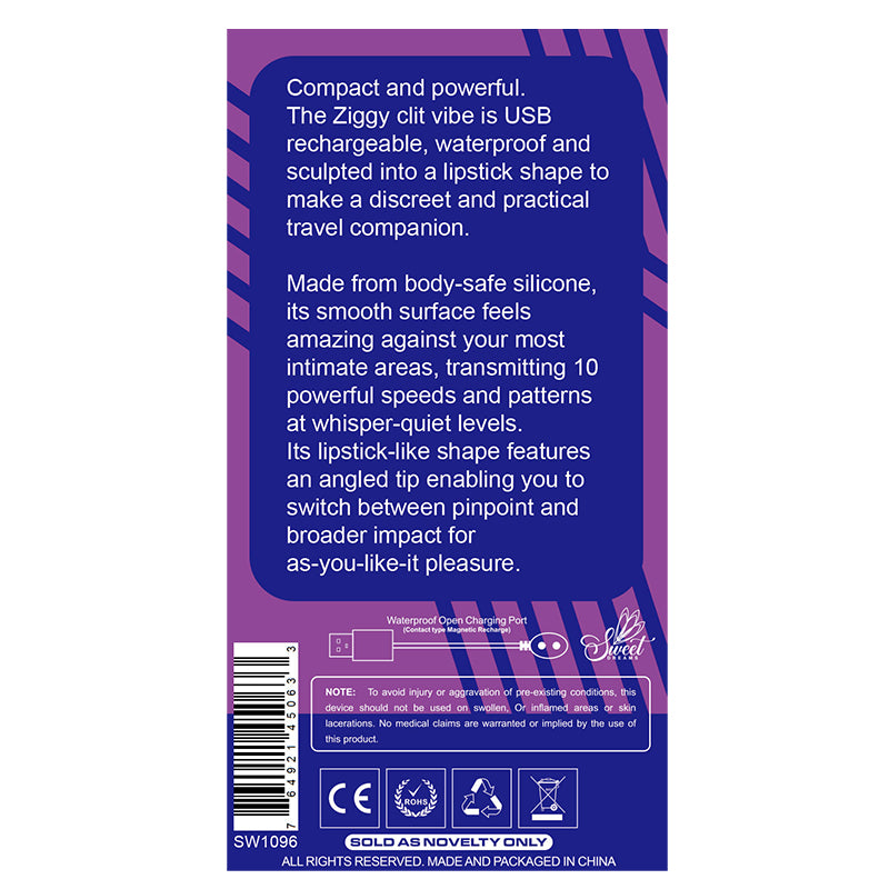 Sweetdreams Ziggy â€“ G-Spot/Clitoral Vibrator