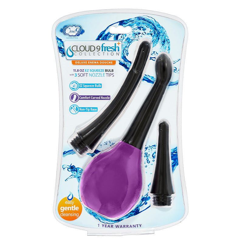 Cloud 9 Novelties Deluxe Soft Tip Enema With 2 Bonus Tips