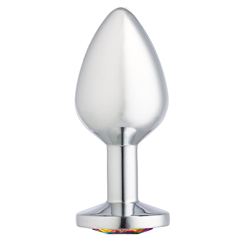 Cloud 9 Novelties Gems Silver Chromed Anal Plug