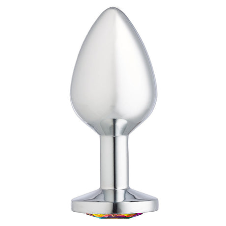 Cloud 9 Novelties Gems Silver Chromed Anal Plug