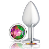 Cloud 9 Novelties Gems Silver Chromed Anal Plug