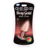 Cloud 9 Novelties Gems Rosy Gold Anal Plug