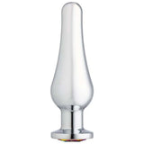 Cloud 9 Novelties Gems Silver Chromed Tall Anal Plug