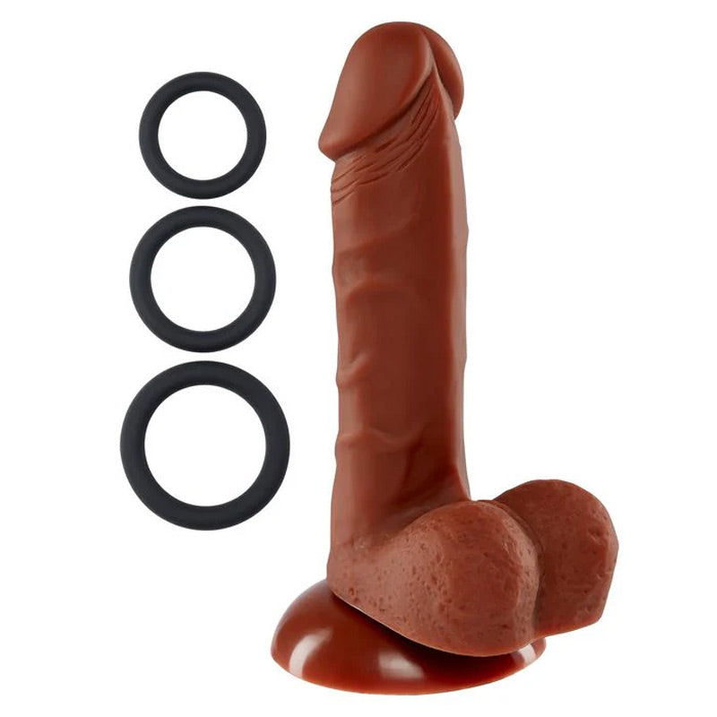 Cloud 9 Novelties Pro Sensual Premium Silicone Dong With 3 C Rings