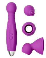 Cloud 9 Novelties Health & Wellness 9 Function Flexible Wand With 3 Attachments