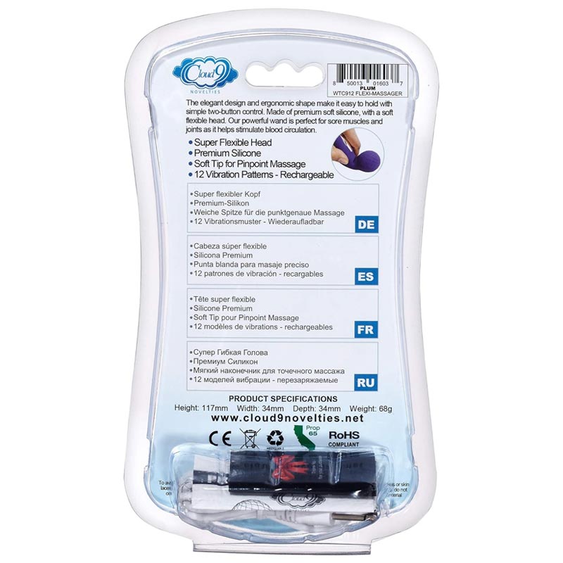 Cloud 9 Novelties Health & Wellness Flexi Rechargeable Wand