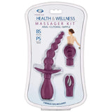 Cloud 9 Novelties Health & Wellness Rechargeable Vibrator & Tips