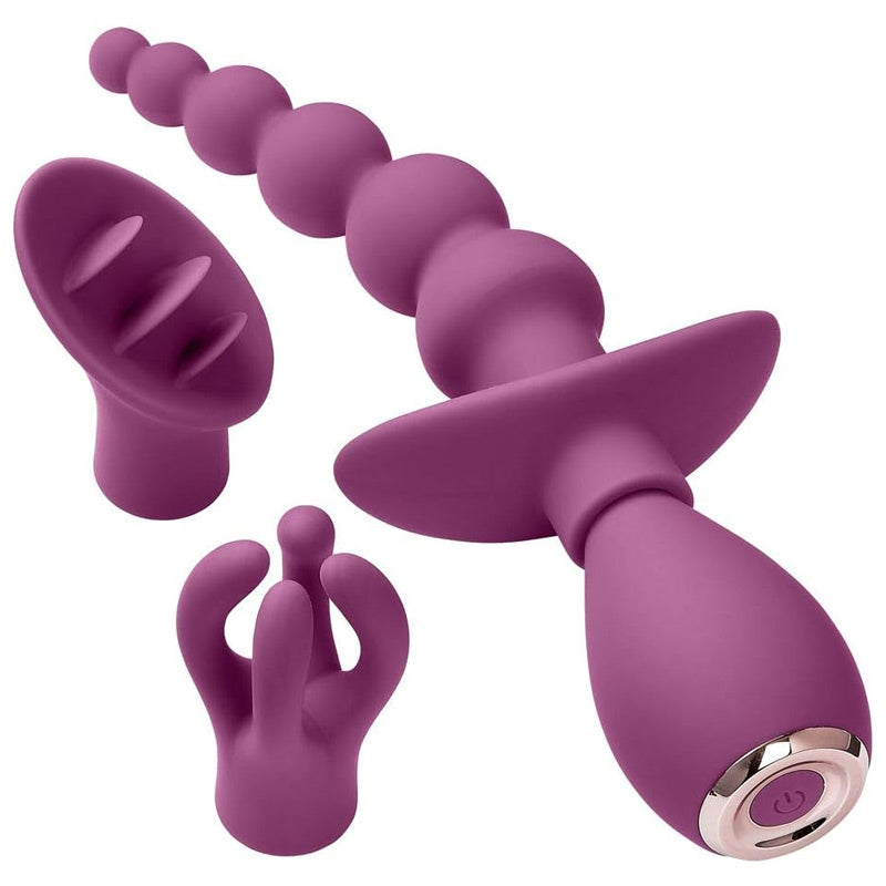 Cloud 9 Novelties Health & Wellness Rechargeable Vibrator & Tips