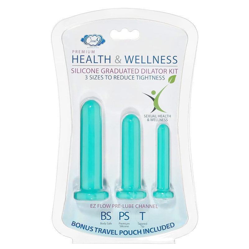 Cloud 9 Novelties Health & Wellness Silicone Anal and Vaginal Dilator Kit