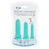 Cloud 9 Novelties Health & Wellness Silicone Anal and Vaginal Dilator Kit