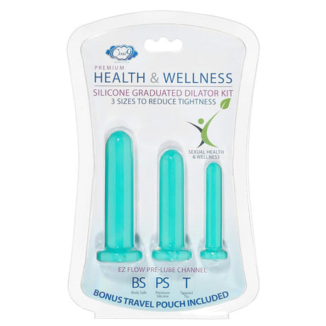 Cloud 9 Novelties Health & Wellness Silicone Anal and Vaginal Dilator Kit