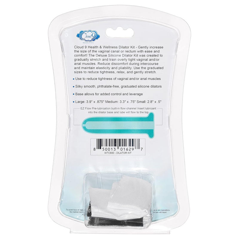 Cloud 9 Novelties Health & Wellness Silicone Anal and Vaginal Dilator Kit