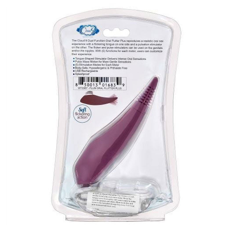 Cloud 9 Novelties Oral Flutter Plus Tongue & Pulsation Function